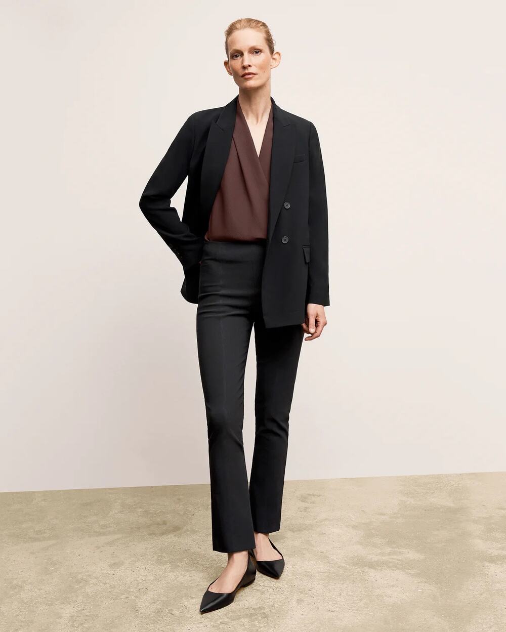 M.M. Lafleur The Foster Cigarette Pant - PowerStretch Black Size 6 NWT Luxury